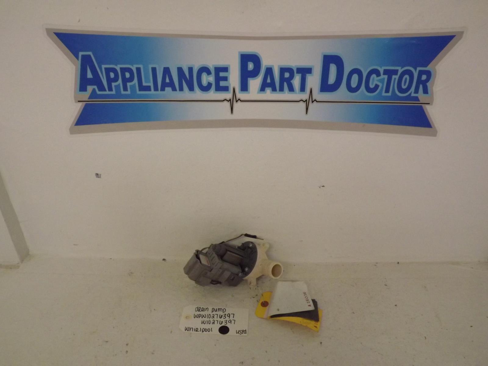 Whirlpool Washer WPW10276397 W10276397 Drain Pump Used Whirlpool Washer WPW10276397 W10276397 Drain Pump Used